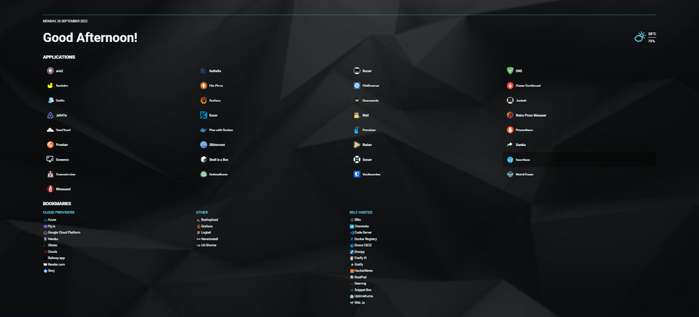 Flame Dashboard
